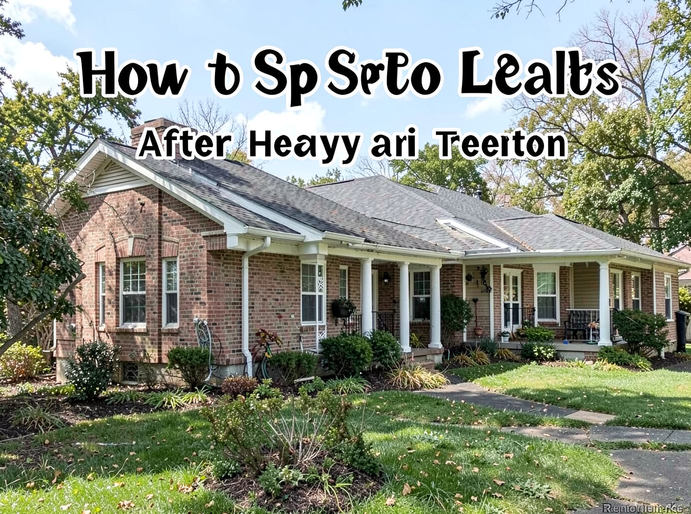 How to Spot Roof Leaks After Heavy Rain in Trenton