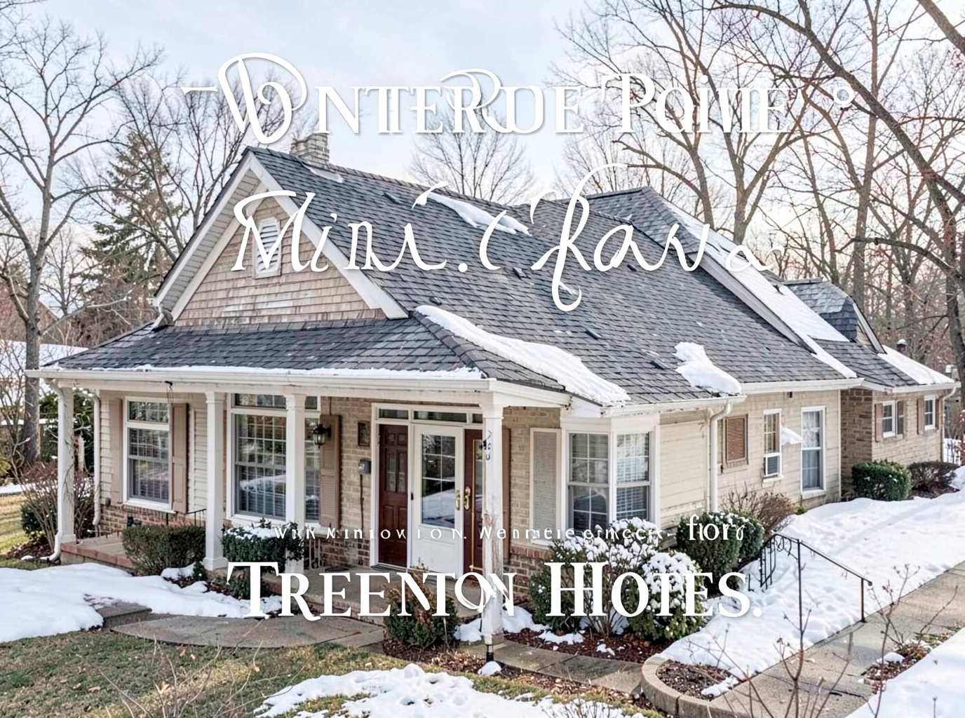 Winter Roof Maintenance Tips for Trenton Homes